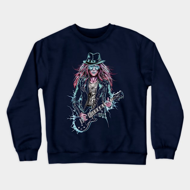 ROCK STAR Crewneck Sweatshirt by likbatonboot